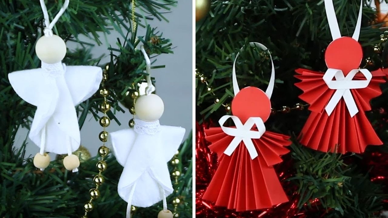 3 angioletti di Natale fai da te!