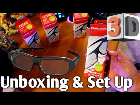 Xpand X105 RF 3D Glasses - Unboxing - Setup & Review!