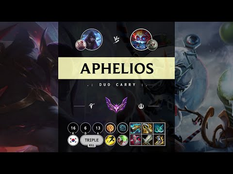 Aphelios ADC vs Heimerdinger - KR Master Patch 14.10