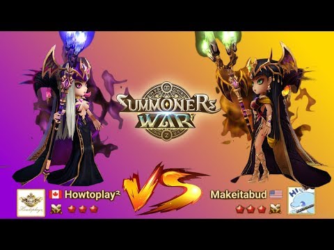 Summoners War : RTA season 9 diary last day - Howtoplay & Makeitabud back to back battles