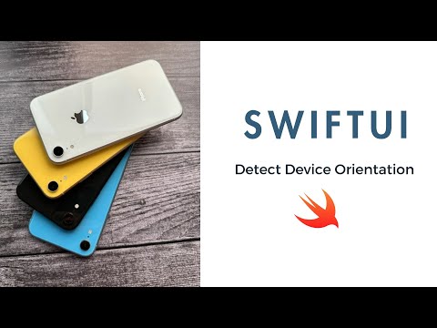 SwiftUI & Xcode 15 | Detect Portrait/Landscape Orientation Changed | DeviceRotate | iOSTutorial 2023