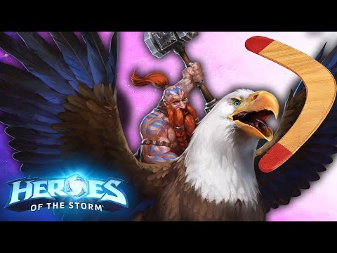New BOOMERANGE PINNACLE Quest For Falstad SLAPS! | Heroes of the Storm (Hots) Falstad Gameplay