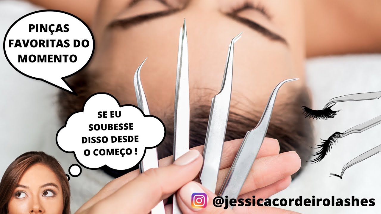 A MELHOR PINÇA PARA EXTENSÃO DE CÍLIOS - SÓ FALEI A VERDADE