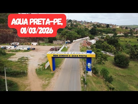 Água Preta-PE, Imagens Drone e Pedal MTB Pela Cidade, Domingo 01/03/2026.