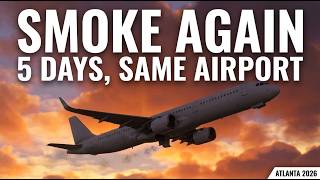 Same Airline, Same Airport, Same Week — Smoke Again | Delta 1334