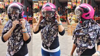 HOW to Wear Scarf During Driving| Easy Scarf Tutorial| Krrish Sarkar