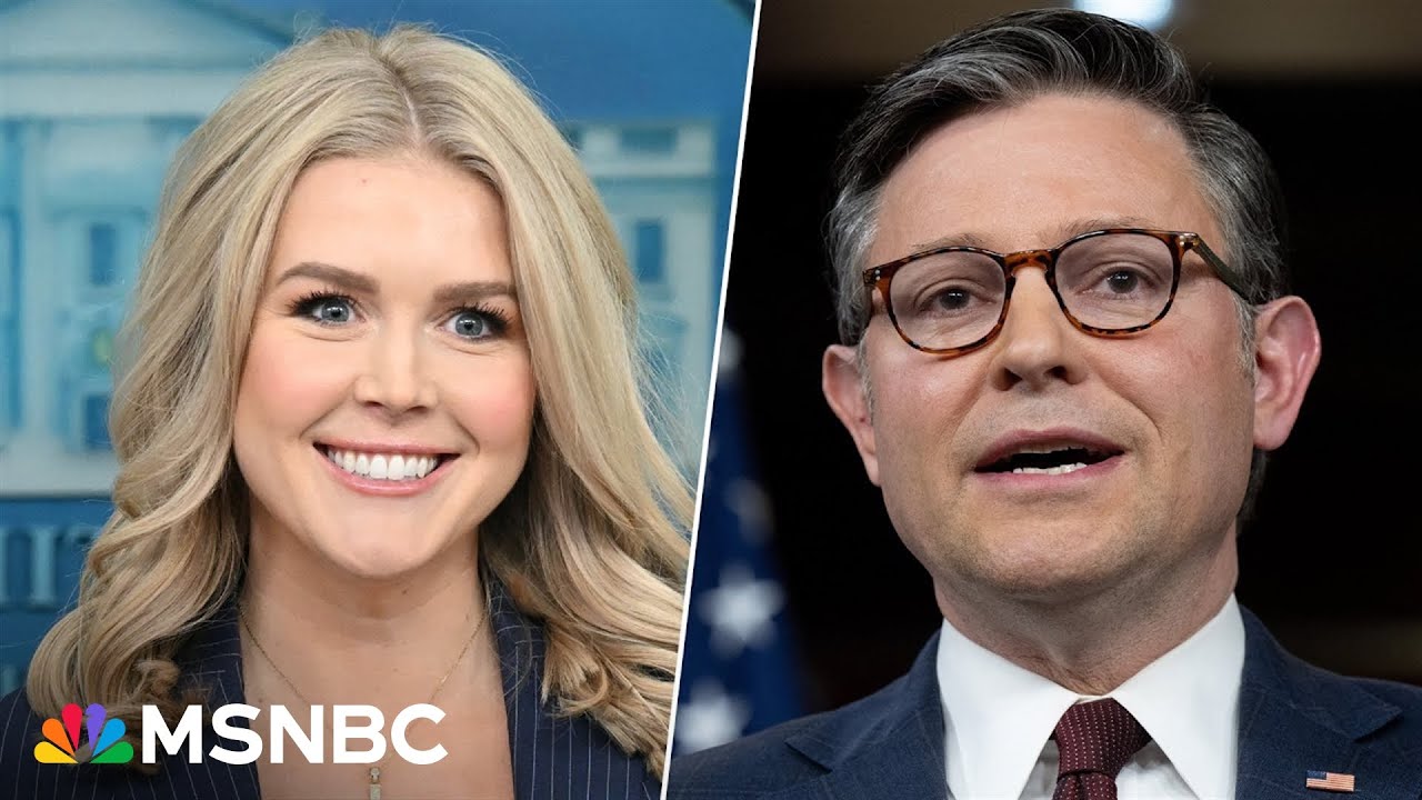 White House holds press briefing amid Trump budget bill heads for House-wide vote