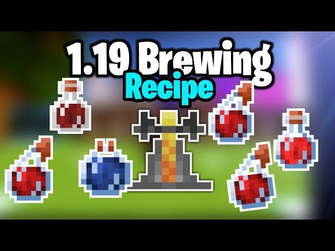 Artificial Gamer - MINECRAFT 1.19 BREWING RECIPE | HOW TO MAKE POTION IN MINECRAFT BEDROCK/JAVA/XBOX