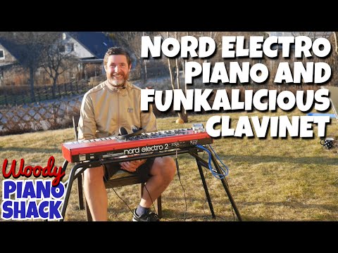 Demo and review of Nord Electro 2 rhodes, pianos and mutha funkin' clavinet