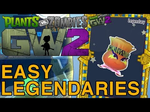 Easy Legendary Character Stickers in PvZ GW2 - Solo Infinity Time Just The Tips