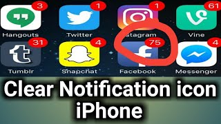 Clear Badge Notification on iPhone || Apple info