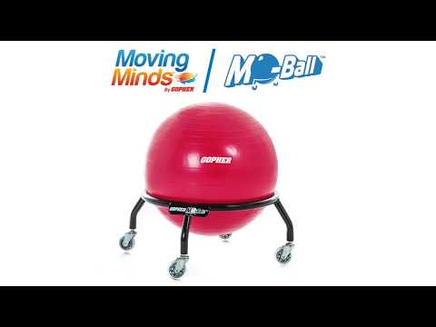 A Stability Ball Chair with Easy Mobility