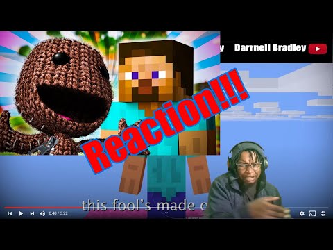 Minecraft vs. Little Big Planet - Rap Battle! (feat. Cam Steady) DB Reaction