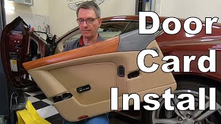 Installing the Door Cards in an Aston Martin DB9