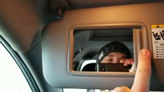 Replace Rav4 Sunvisor in 30 Seconds