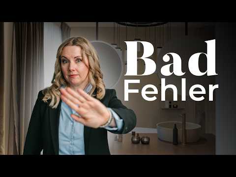Wie vermeide ich die größten Fehler bei der Badplanung?