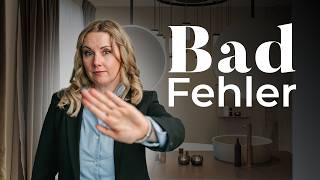 Wie vermeide ich die größten Fehler bei der Badplanung?