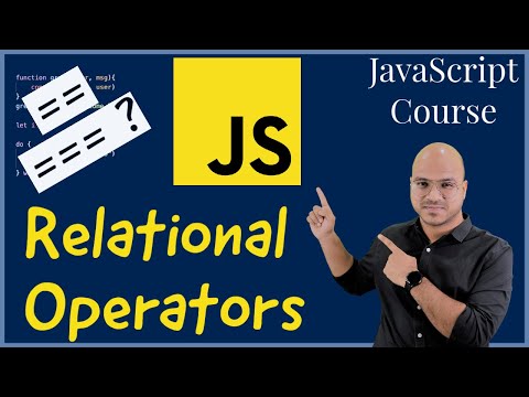 10 Relational operators in JavaScript