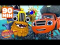 90 MINUTES of Blaze's PIRATE Missions and Rescues! 🏴‍☠️ w/ AJ | Blaze and the Monster Machines