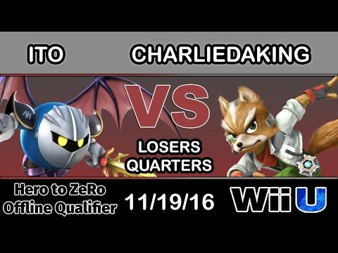 Hero to ZeRo - Ito (Meta Knight) Vs. LH | Charliedaking (Fox) Losers Quarters - Smash Wii U