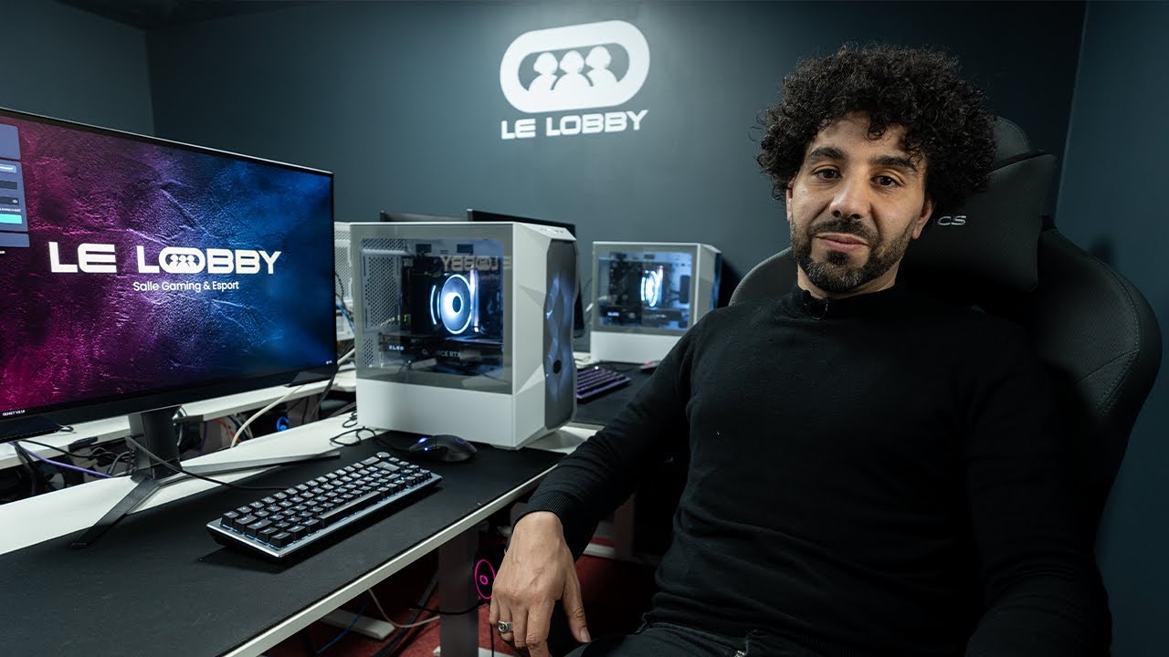 Azel fait visiter Le Lobby, sa salle de gaming nouvelle génération à Poitiers