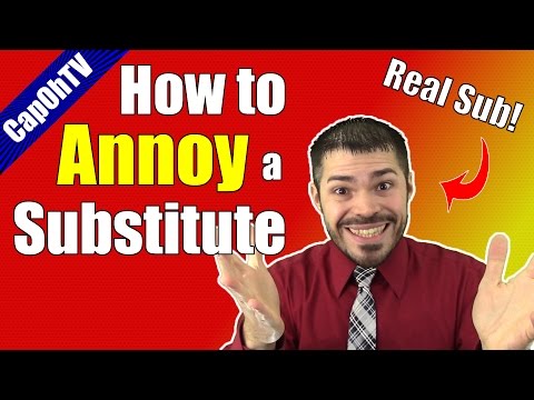 代理の先生を困らせる方法 (How To Annoy a Substitute Teacher)