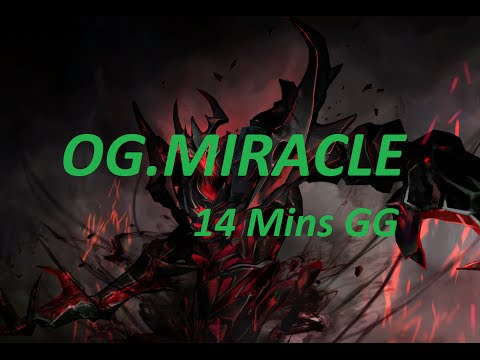 OG vs Empire - Miracle Shadow Fiend  14 Minutes GGWP !