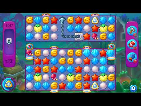 Fishdom Super Hard Level 9047 ( with Double Lightning Booster) @choraelmin