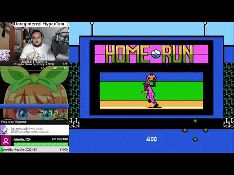 [Former WR] Baseball Stars 2 - Single Game Victory (NES) in 4:45