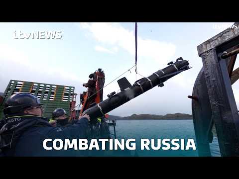 Royal Navy trials underwater AI drones to counter Russian threats | ITV News