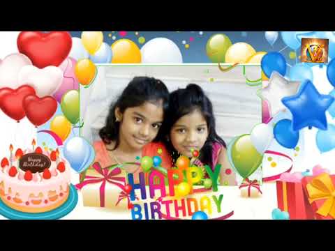 Special birthday wishes to keerthi & Keerthana (twins) celebrations @visionindfoundationhyd 
