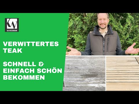 Teak Gartenmöbel ohne schleifen aufbereiten | Inside Kai Wiechmann