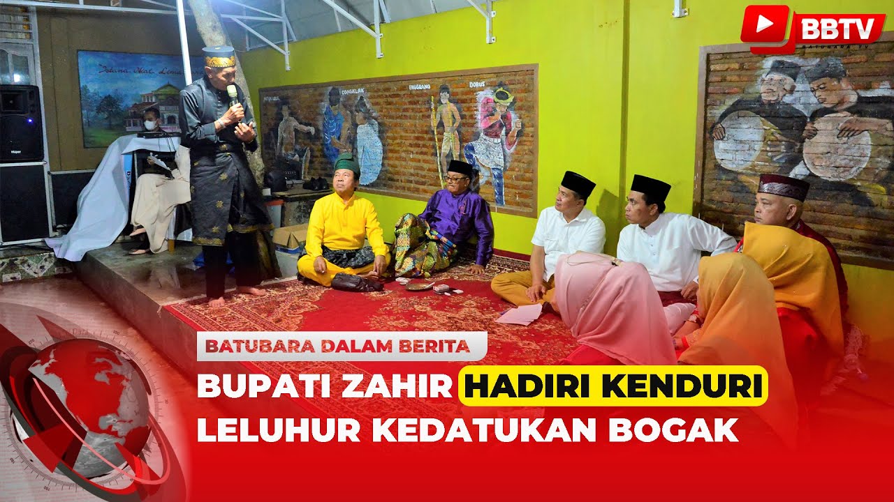 BUPATI ZAHIR HADIRI KENDURI LELUHUR KEDATUKAN BOGAK