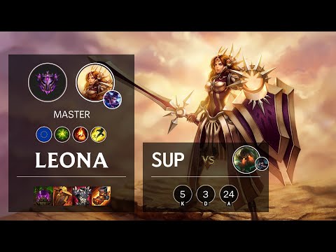 Leona Support vs Nautilus - EUW Master Patch 11.10