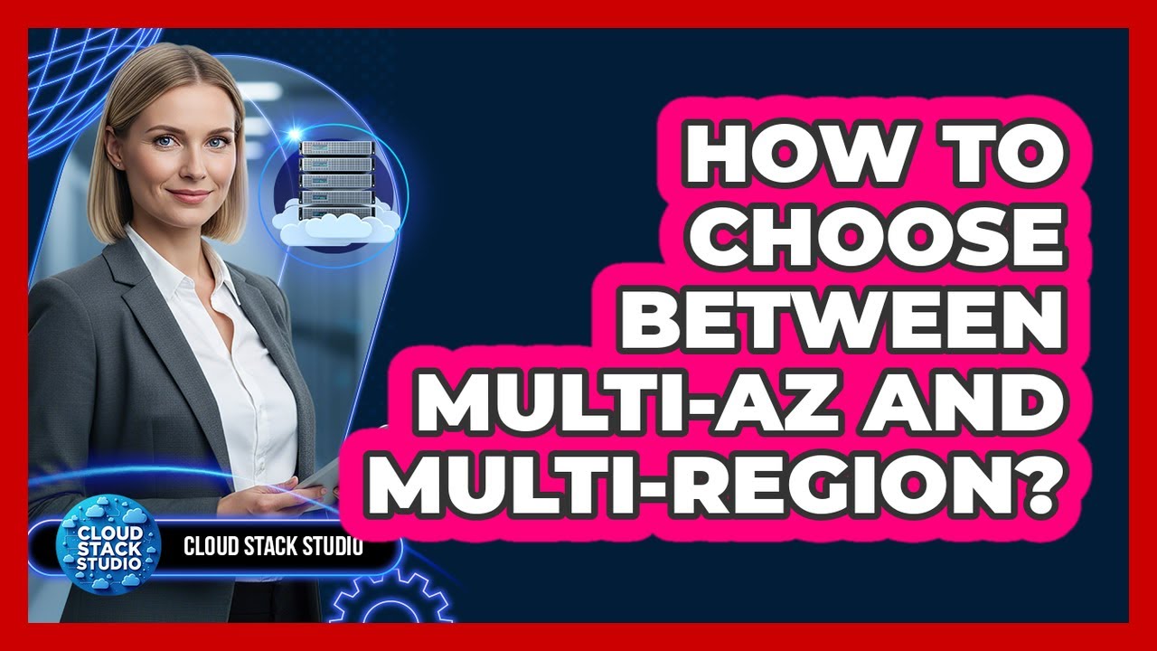 How To Choose Between Multi-AZ And Multi-Region? (Cloud Infrastructure Comparison)