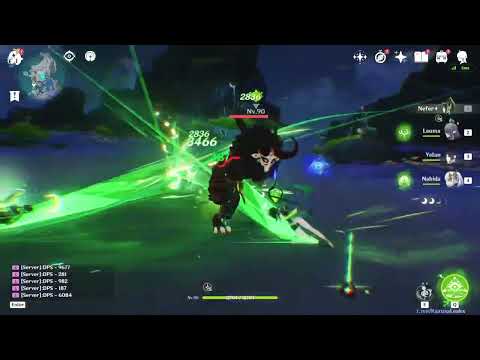 Nefer in Combat | Genshin Impact 6.1 Beta Gameplay Showcase
