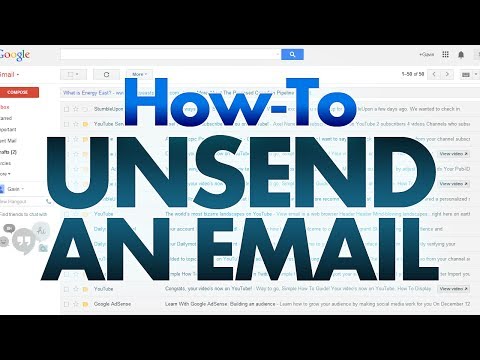 How to Unsend an Email with Gmail