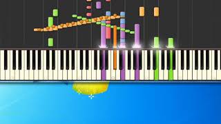 [Piano Tutorial Synthesia]Danza a distanza - Pooh