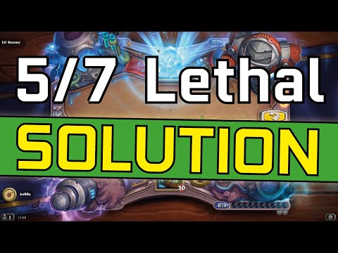 TUTORIAL: 5/7 Lil' Stormy Lethal Puzzle Lab - Hearthstone - The Boomsday Project