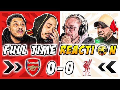 Arsenal Fans FRUSTRATED 😤 Full Time Reactions to Arsenal 0-0 Liverpool | Premier League Fan Reaction