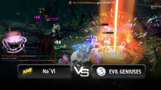 Na`Vi vs EG teamfight @ RaidCall D2L Season 3