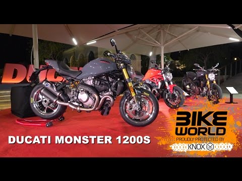 2017 Ducati Monster 1200 S First Ride (Bike World)