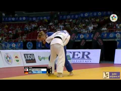 Judo 2014 Grand Prix Budapest: Tashiro (JPN) - Trajdos (GER) [-63kg] final