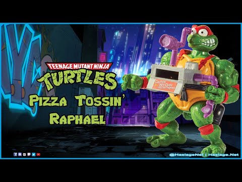 "Get your pizza here!" Teenage Mutant Ninja Turtles Pizza Tossin' Raph (2022) | HNE Toys