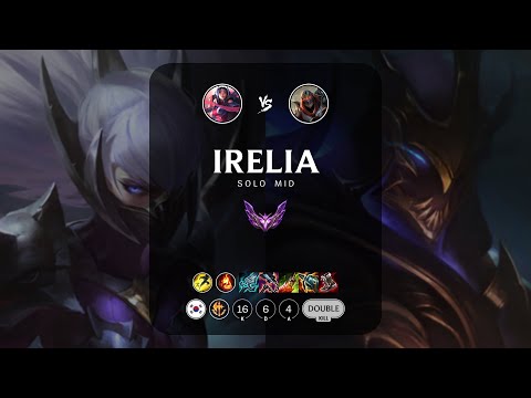 Irelia Mid vs Zed - KR Master Patch 13.12