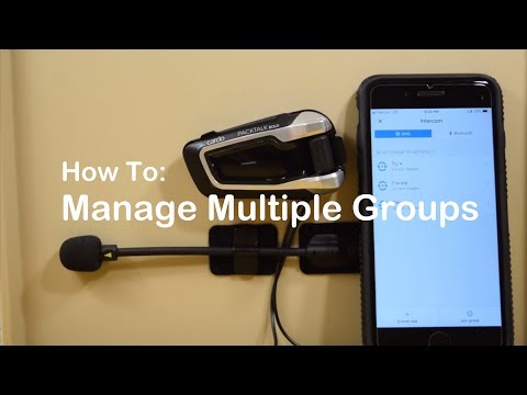 Cardo PACKTALK/BOLD - Multiple DMC Groups? - How To Manage Them