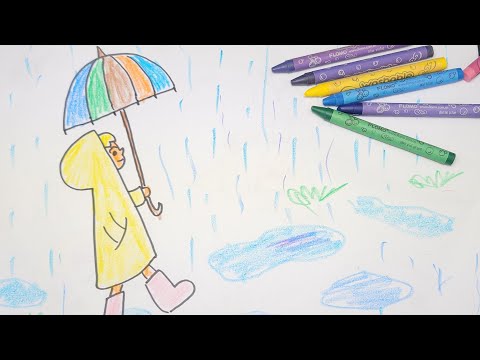 下雨怎麼畫