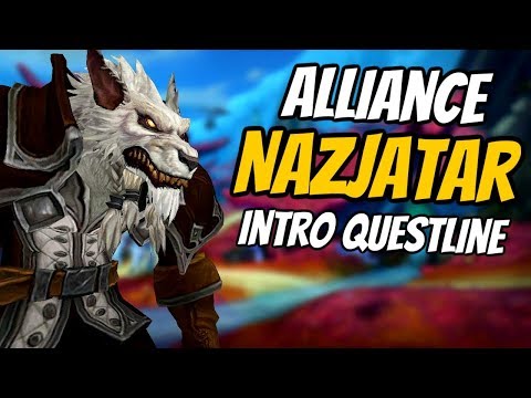 Alliance Nazjatar Intro Questline | WoW Patch 8.2 PTR Rise of Azshara | World of Warcraft