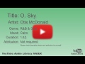 O Sky Otis McDonald R B Soul Calm YouTube Audio Library BGM