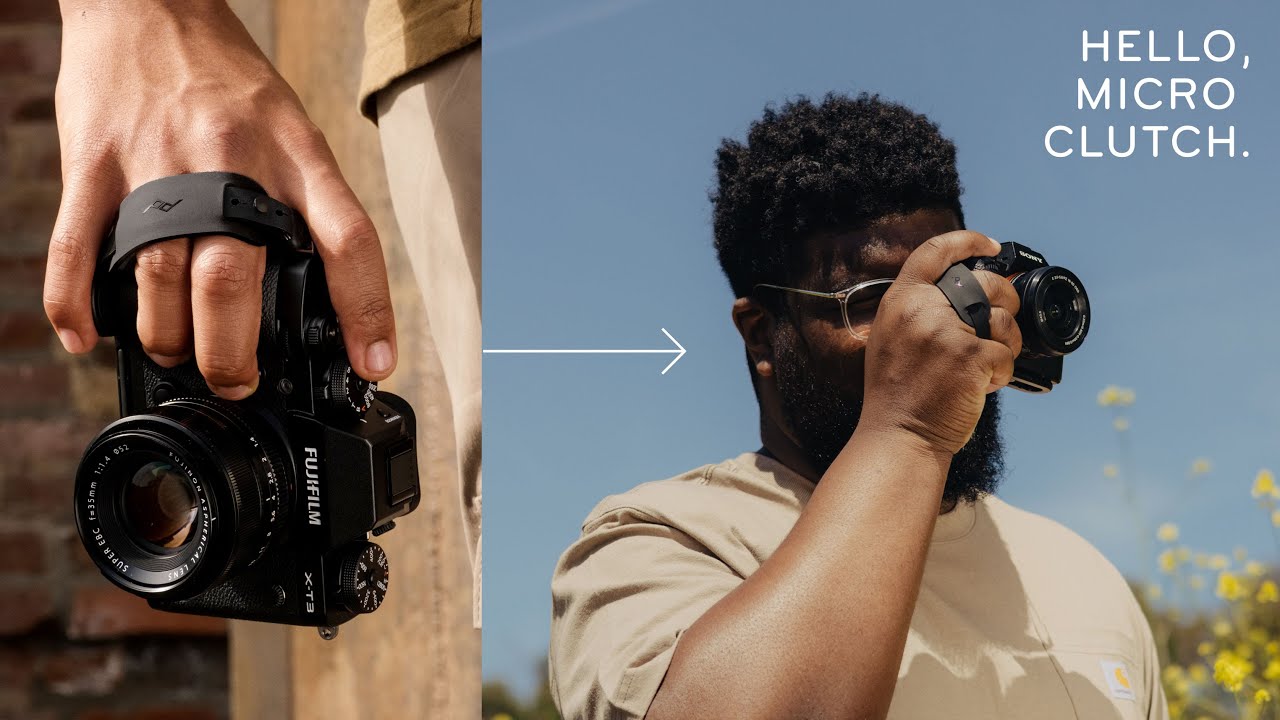 Peak Design Cinghia per fotocamera Micro Clutch Piastra a I